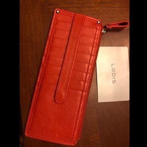 LODIS Audrey Leather Credit Card Holder/Wallet